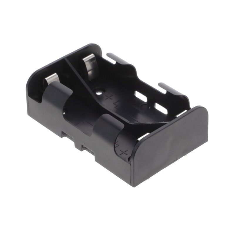 1 pcs : BK-6210 - Battery Holder (Open) A 2 Cell PC Pin