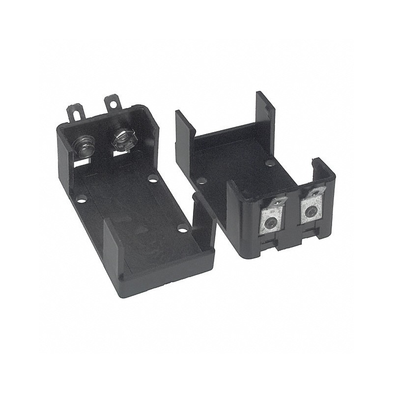 1 pcs : 1295 - Battery Holder (Open) 9V 1 Cell Solder Lug