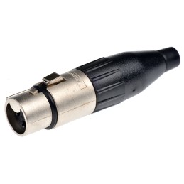 100 pcs - RS PRO Cable Mount XLR Connector, Female, 120 V ac, Tin Plating