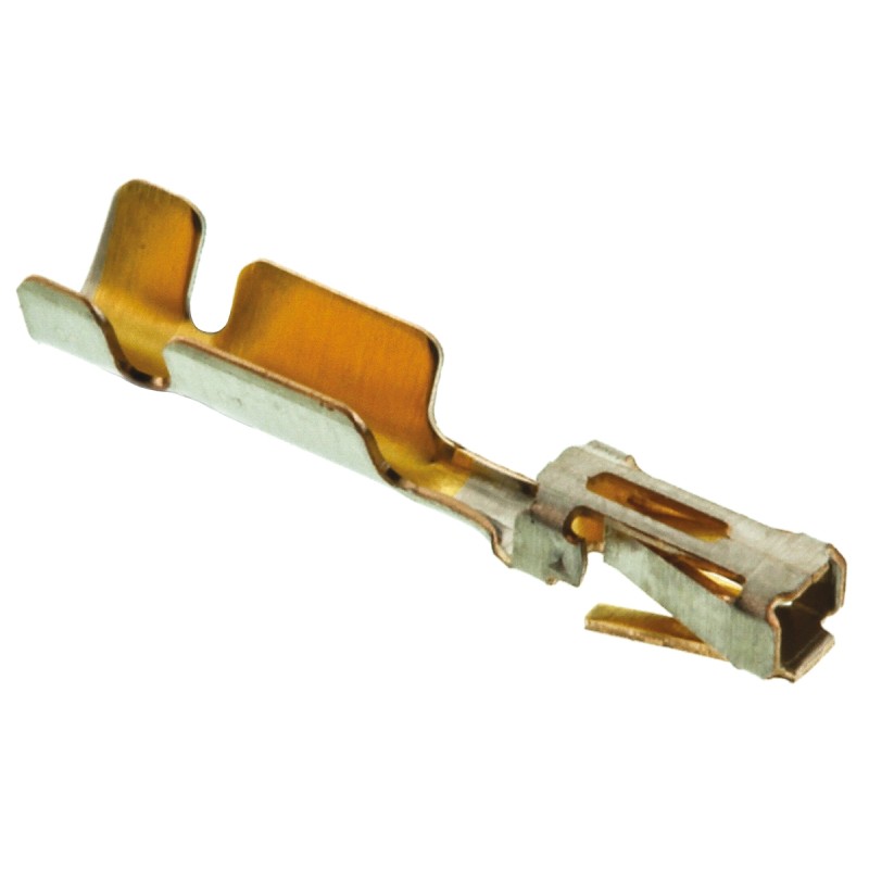100 pcs - TE Connectivity AMPMODU MOD IV Series Female Crimp Terminal, 26AWG Min, 20AWG Max