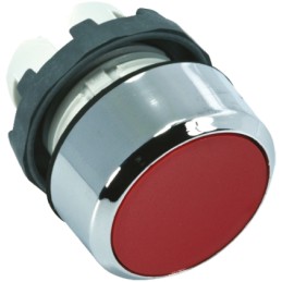 1 pcs - ABB Modular Series Red Momentary Push Button Head, 22mm Cutout, IP66