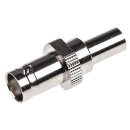 1 pcs - RS PRO, jack Cable Mount BNC Connector, 75Ω, Crimp Termination, Straight Body