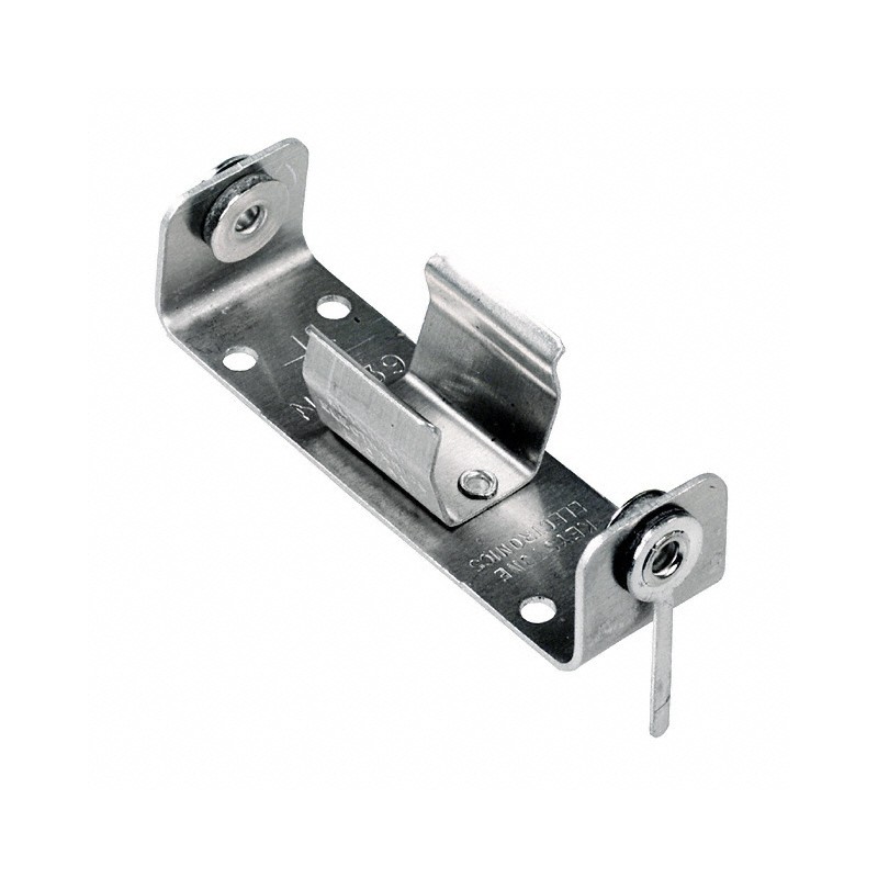 1 pcs : 2222 - Battery Holder (Open) AA 1 Cell PC Pin