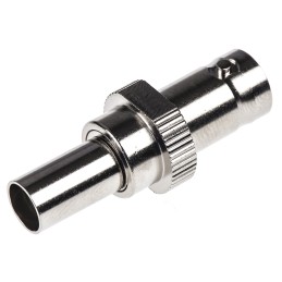 1 pcs - RS PRO, jack Cable Mount BNC Connector, 75Ω, Crimp Termination, Straight Body