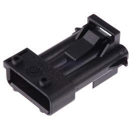 10 pcs - TE Connectivity, Timer Automotive Connector Plug 4 Way, Solder Termination