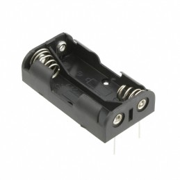 1 pcs : BH2AAPC-4 - Battery Holder (Open) AA 2 Cell PC Pin