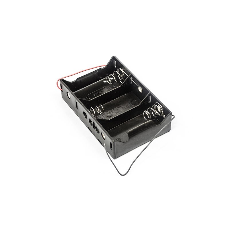 1 pcs : BH3DW - Battery Holder (Open) D 3 Cell Wire Leads - 6' (152.4mm)