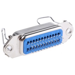 1 pcs - RS PRO Straight Through Hole Mount PCB Socket, 24-Contact, 2.16mm Pitch, Solder Termination