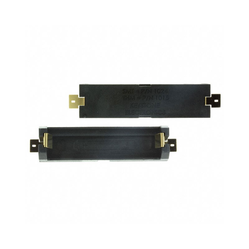 1 pcs : 1024 - Battery Holder (Open) AA 1 Cell SMD (SMT) Tab