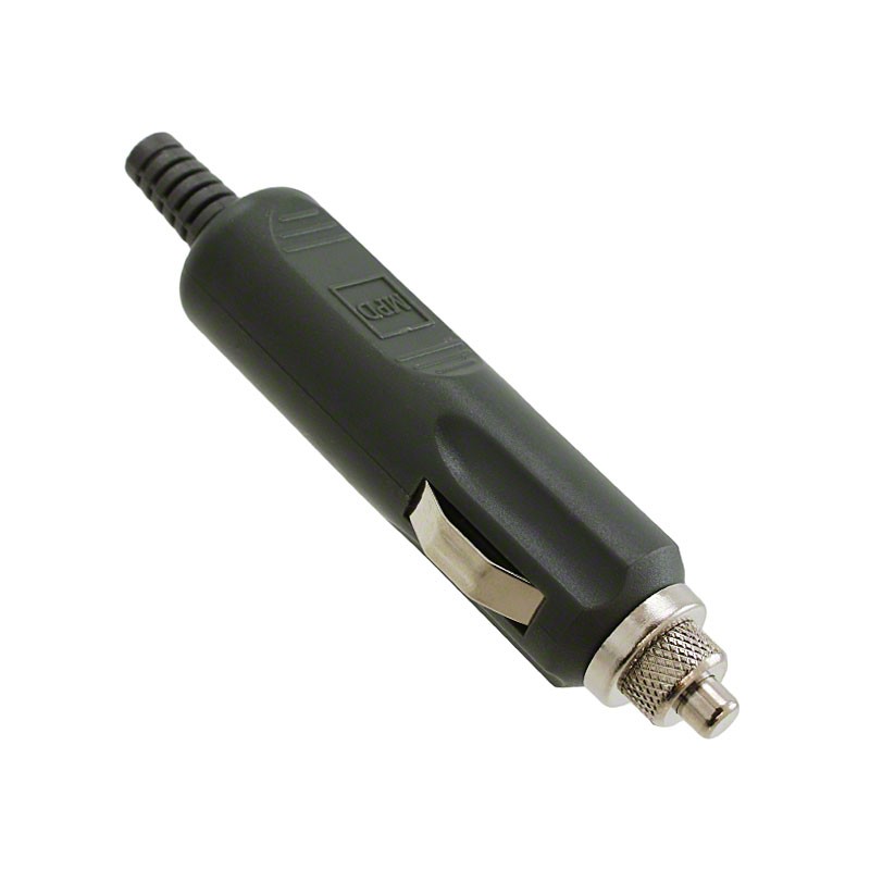 1 pcs : APP-004 - Auto Power Plug Cigarette Lighter Assembly 12 V 3 A ABS, Fused, Strain Relief Gray