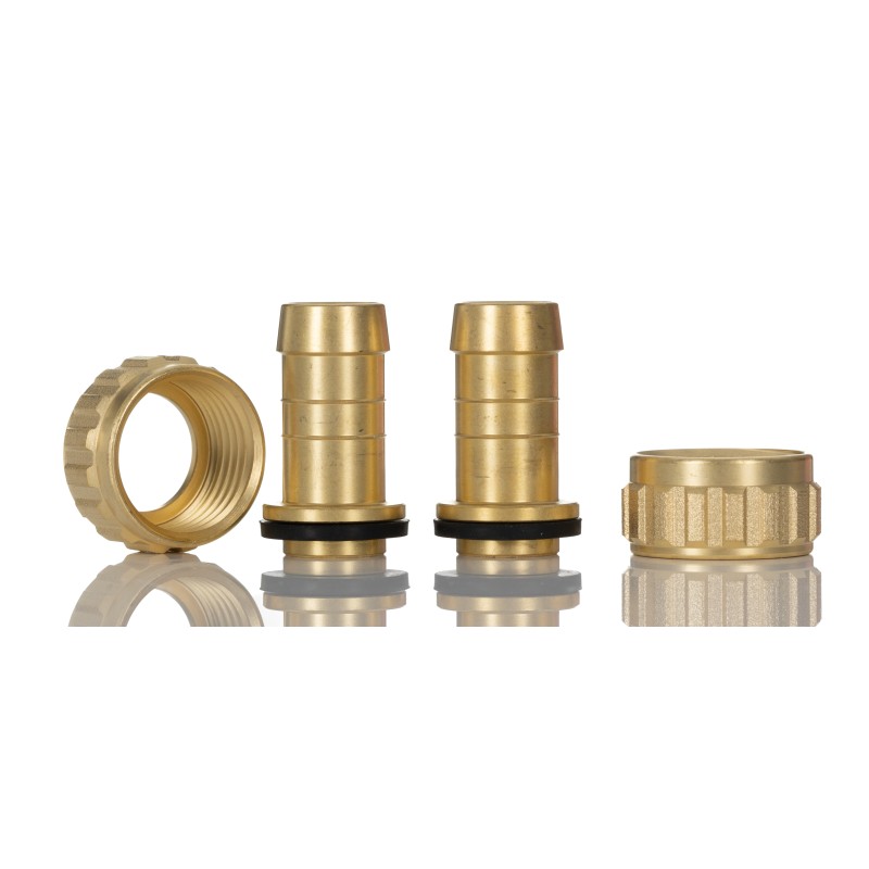 2 pcs - RS PRO Hose Connector Hose to Tap Connector, BSP 1/2in 1/2in ID, 25 bar