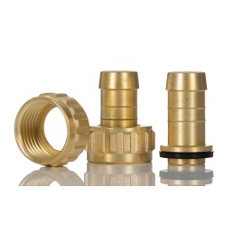 2 pcs - RS PRO Hose Connector Hose to Tap Connector, BSP 1/2in 1/2in ID, 25 bar