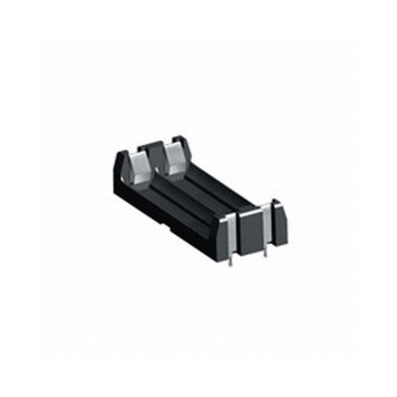 1 pcs : 1023 - Battery Holder (Open) AAA 2 Cell PC Pin
