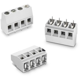 1 pcs - Wurth Elektronik 2566 Series PCB Terminal Block, 4-Contact, 10.16mm Pitch, Through Hole Mount, 1-Row, Solder Termination