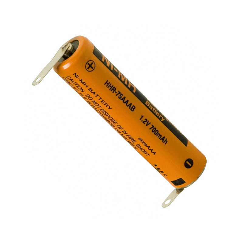 1 pcs : HHR-75AAA/B5BT - AAA 1.2 V Nickel Metal Hydride Battery Rechargeable (Secondary) 700mAh