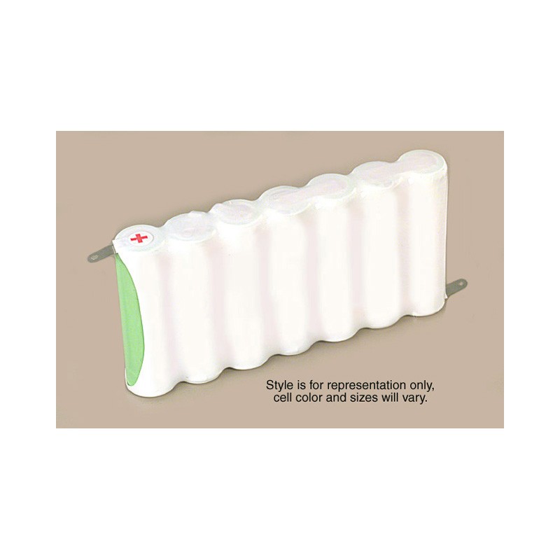 1 pcs : LR6XWA/BF7 - AA 10.5 V Alkaline Manganese Dioxide Battery Pack