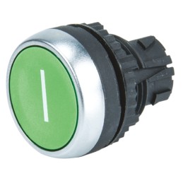 1 pcs - BACO Green I Push Button Head, 22mm Cutout, IP66