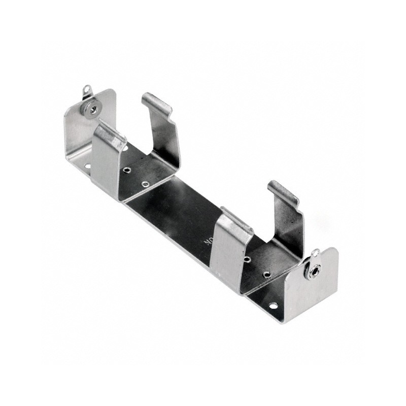 1 pcs : 186 - Battery Holder (Open) D 2 Cell Solder Lug