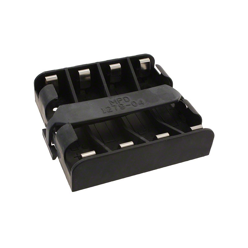 1 pcs : BK-1279-PC8 - Battery Holder (Open) AA 4 Cell PC Pin