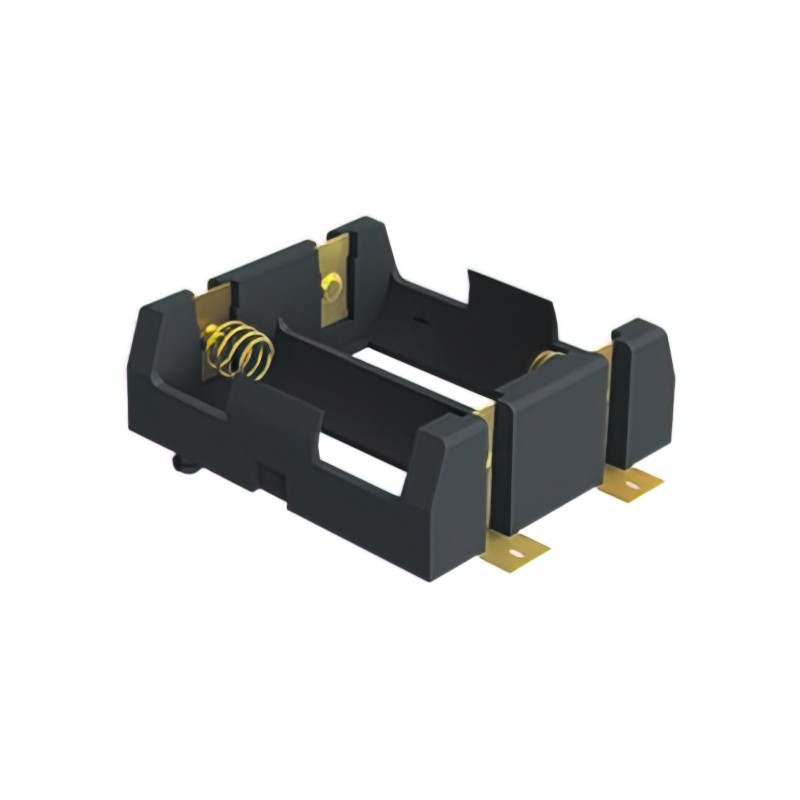 1 pcs : 1136 - Battery Holder (Open) 2 Cell SMD (SMT) Tab
