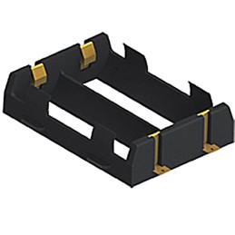 1 pcs : 1108 - Battery Holder (Open) 26650 2 Cell SMD (SMT) Tab