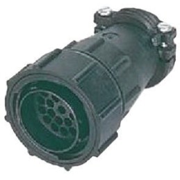 1 pcs - Souriau, UTP 4 Way Cable Mount MIL Spec Circular Connector Plug, Pin Contacts,Shell Size 10, Bayonet Coupling