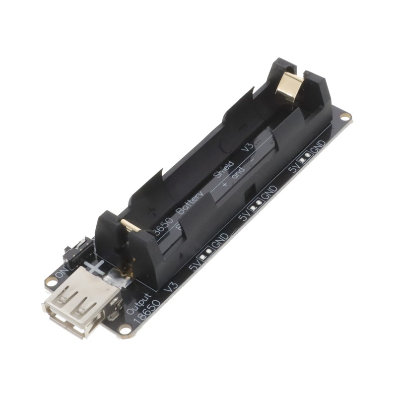 1 pcs : DFR0968 - Battery Holder (Open) 18650 1 Cell
