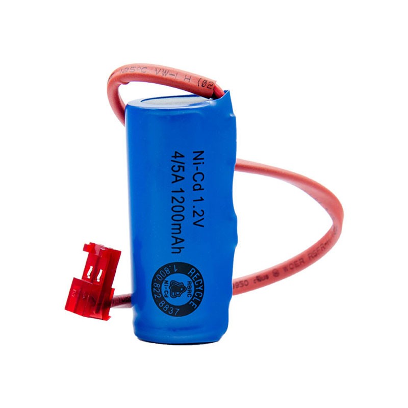 1 pcs : ZB1.2V4/5AN1 - 4/5A 1.2 V Nickel Cadmium Battery Rechargeable (Secondary) 1.2Ah