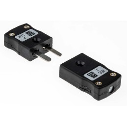 1 pcs - RS PRO In-Line Thermocouple Connector for Use with Type J Thermocouple, Miniature Size, IEC Standard