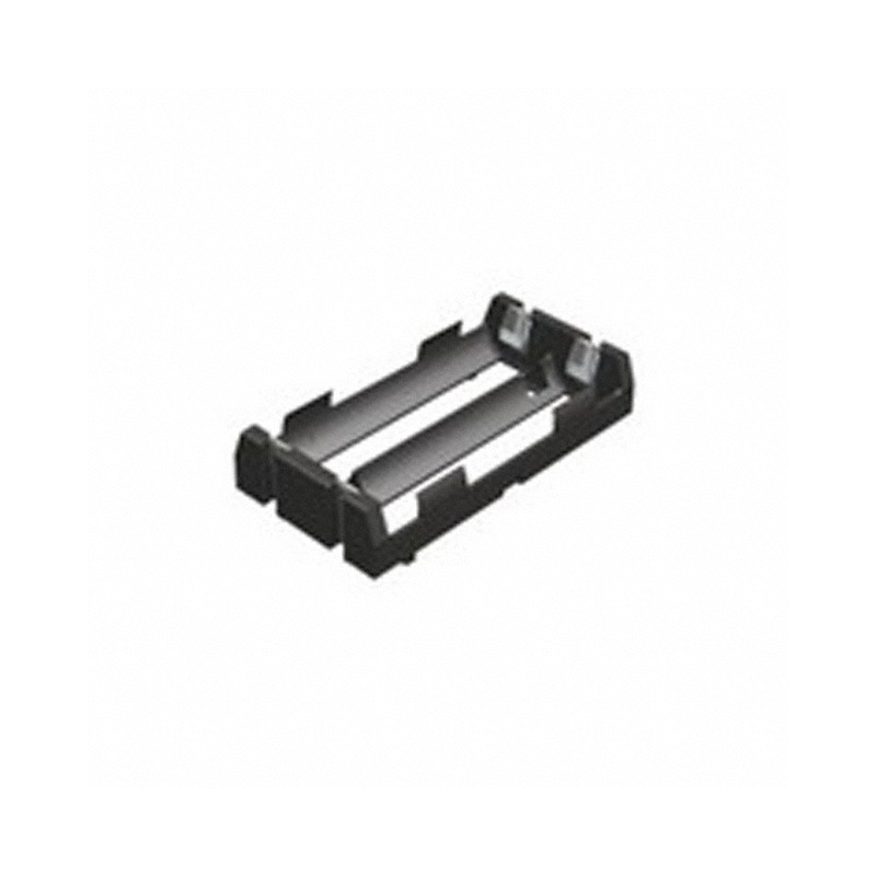 1 pcs : 1049 - Battery Holder (Open) 18650 2 Cell PC Pin