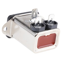 1 pcs - Schaffner 6A, 250 V ac Panel Mount IEC Inlet Filter FN9226-6-06, Faston