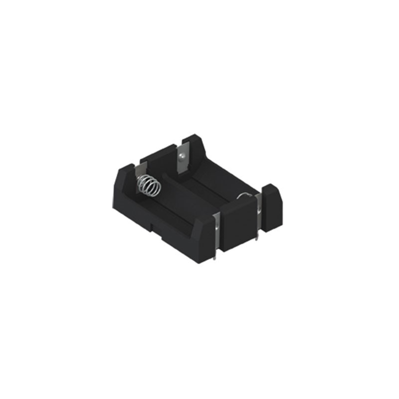 1 pcs : 1055 - Battery Holder (Open) CR123A 2 Cell PC Pin