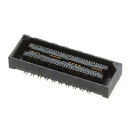 1 pcs - Samtec QSH-RA Series Right Angle Through Hole Mount PCB Socket, 60-Contact, 2-Row, 0.55mm Pitch, Solder Termination