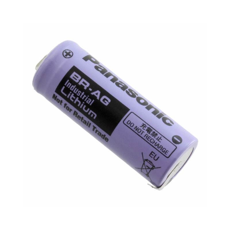 1 pcs : BR-2/3AGT - 2/3A Lithium Poly-Carbon Monofluoride 3 V Battery Non-Rechargeable