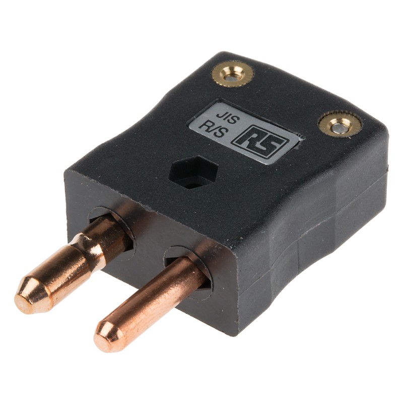 1 pcs - RS PRO In-Line Thermocouple Connector for Use with Type R/S Thermocouple, Standard Size, JIS Standard