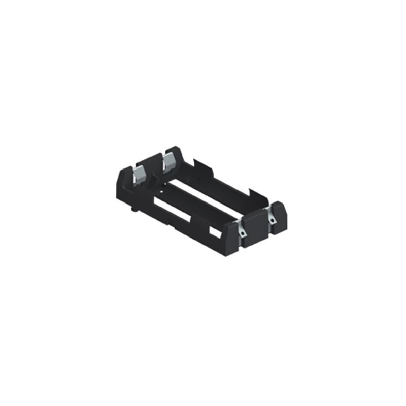 1 pcs : 1047 - Battery Holder (Open) 18650 2 Cell Solder Lug