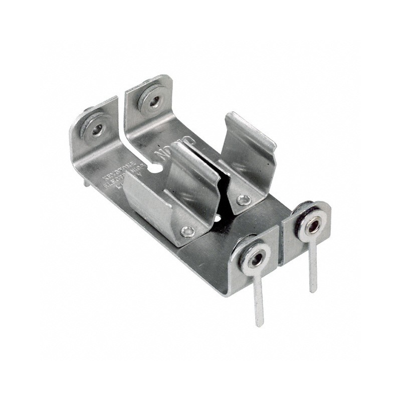 1 pcs : 2223 - Battery Holder (Open) AA 2 Cell PC Pin