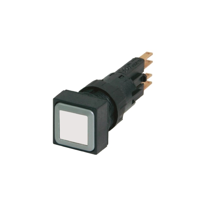1 pcs - Eaton RMQ16 Series White Momentary Push Button, 16mm Cutout, IP65