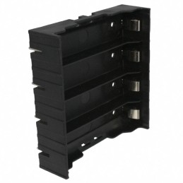 1 pcs : BK-18650-PC8 - Battery Holder (Open) 18650 4 Cell PC Pin