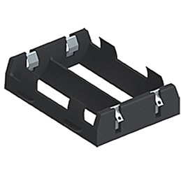1 pcs : 1109 - Battery Holder (Open) 26650 2 Cell Solder Lug