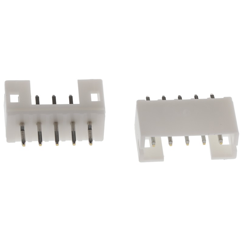 125 pcs - JST PH Series Straight Through Hole PCB Header, 5 Contact(s), 2.0mm Pitch, 1 Row(s), Shrouded