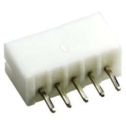 125 pcs - JST PH Series Straight Through Hole PCB Header, 5 Contact(s), 2.0mm Pitch, 1 Row(s), Shrouded