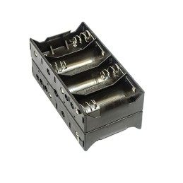 1 pcs : BH48DL - Battery Holder (Open) D 8 Cell Solder Lug