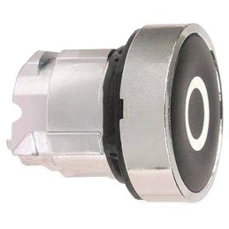 1 pcs - Schneider Electric Harmony XB4 Series Black Momentary Push Button Head, 22mm Cutout, IP66, IP67, IP69K