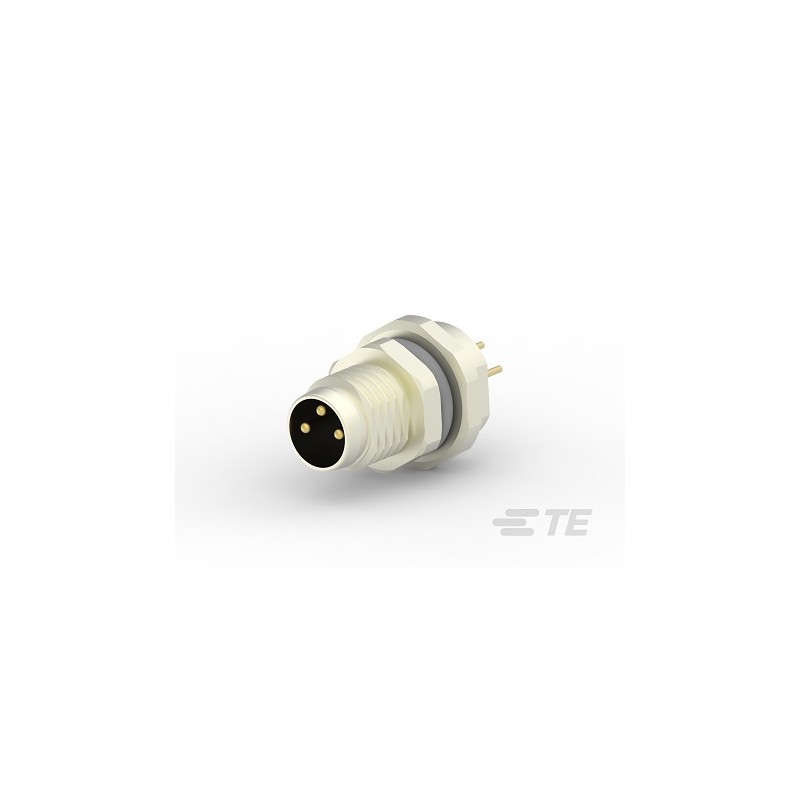 1 pcs - TE Connectivity Circular Connector, 3 Contacts, Cable Mount, M8 Connector, Plug