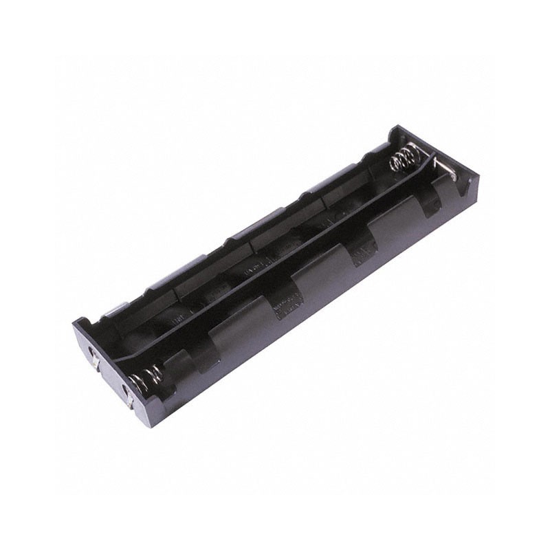 1 pcs : BH28DL - Battery Holder (Open) D 8 Cell Solder Lug