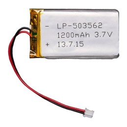 1 pcs : 258 - 3.7 V Lithium-Ion Battery Rechargeable (Secondary) 1.2Ah