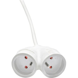 1 pcs - brennenstuhl 2m 2 Socket Type E - French Extension Lead, 230 V, IP20