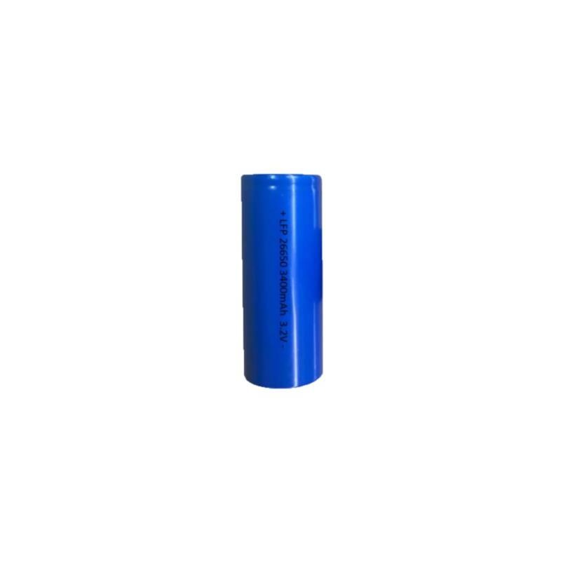 1 pcs : PCIFR26650-3400 - 3.2 V Lithium Iron Phosphate Battery Rechargeable (Secondary) 3.4Ah