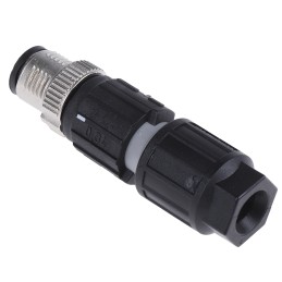 1 pcs - Phoenix Contact Circular Connector, 4 Contacts, M12 Connector, Plug, Male, IP67, SACC Series